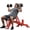 Red, variant on FASTES Adjustable Weight Bench 8 Positions Foldable Workout Bench Heavy-duty Weight Bench Press for Home Gym Full Body Strength Training, Max Weight 1400lbs, Black