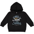 thumbnail image 2 of Inktastic Saint on Sunday Toddler Hoodie, 2 of 4