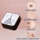 thumbnail image 3 of Joyero de viaje con espejo, mini estuche de regalos para mujeres y niñas, pequeñas cajas organizadoras portátiles para anillos, pendientes, collares, pulseras, 3 of 5