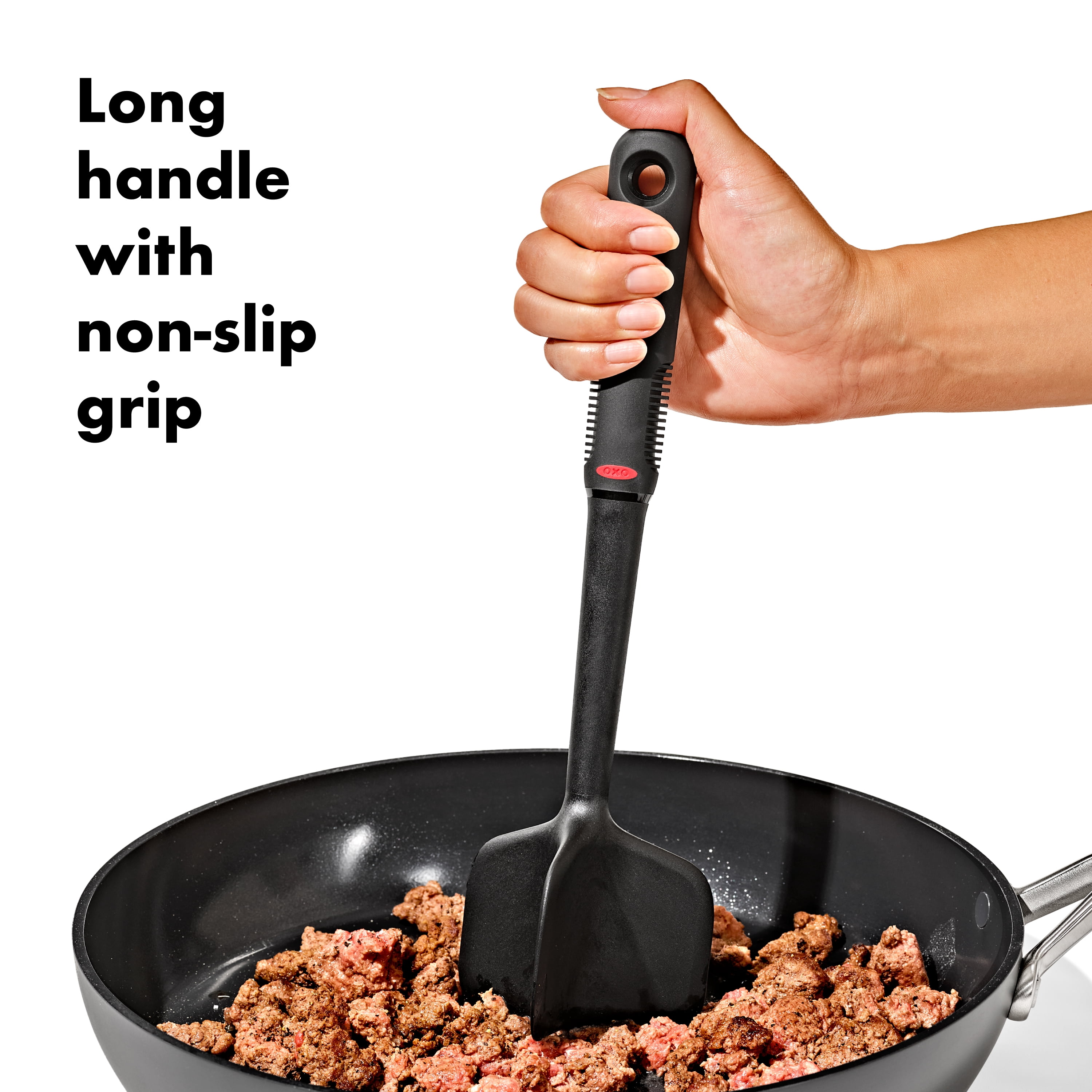 OXO Softworks Ground Silicone Meat Chopper, Black
