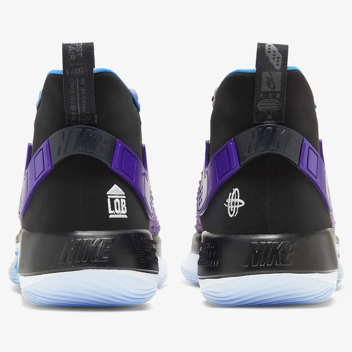 Nike AlphaDunk Basketball Shoes Multi Volt Purple Black