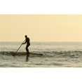 thumbnail image 1 of Posterazzi DPI1850795 Surfer Steering Into Shore At Dusk Poster Print, 19 x 12, 1 of 1