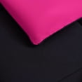 thumbnail image 6 of The Sheet Lab Reversible Box Stitch Comforter Set, 2-Piece Twin/Twin XL – Hot Pink/Black, 6 of 9