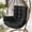 Black, variant on Bxaolu Egg Chair Cushion, Hanging Egg Chair Cushion Replacement, Indoor Outdoor Hammock Basket Swing Cushion (Blue)