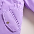 thumbnail image 6 of XEGLSBU Boys Winter Coats Size 14-16 Girl Winter Coats Heavyweight Hooded Jacket Kid Outwear Winter Coats for Boys 5T 6T Purple Size 11-12 Years, 6 of 9