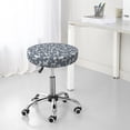 thumbnail image 7 of Xecao's Poodle Dog Print Stool Covers offer stylish, washable protection for PU round bar stools, perfect for home or commercial use., 7 of 7