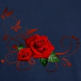 thumbnail image 3 of CafePress - Red Roses Dark T Shirt - Men's Classic Graphic Cotton T-Shirt, 3 of 4
