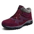 thumbnail image 2 of Botas de nieve de gran tamaño para hombres y mujeres, otoño e invierno, antideslizantes, cálidas, ligeras, cómodas, de caña alta, informales, de algodón, 2 of 5