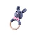 thumbnail image 2 of Agiferg Cartoon Knitting Handmade Crochet Knitting Rattle Ring Suzuki Ring, 2 of 4
