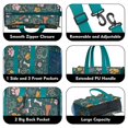 thumbnail image 3 of Teacher Tote Bag,Paw Prints and Bones Teacher Utility Tote Bag,Large Work Tote Bags for Women with Multiple Pockets,Top Zipper Closure,13.8x10.6x6.7 Inch, 3 of 5