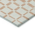 thumbnail image 4 of Addison Rugs Chantille Indoor/Outdoor Transitional Squares Peach Washable Rectangle Rug, 5' x 7'6", 4 of 6