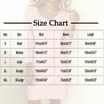 thumbnail image 3 of LNWUY Women's Elegant Cowl Neck Eyelets Dress Loose Solid Color Summer Long Sleeve Ladies Cocktail Party Beach Dresses Pink XL, 3 of 6