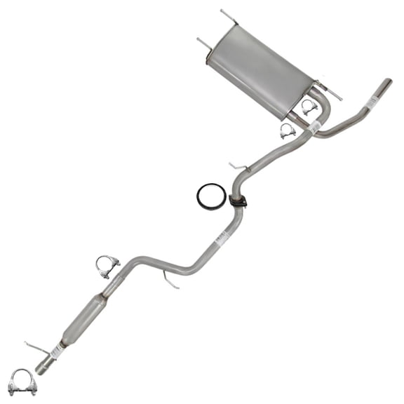 Stainless Steel Catalytic Back Exhaust System Kit Fits 2010–2013 Mazda 3 2.0L Direct Fit