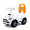 White, variant on ChromeWheels Mini Ride On Push Car for Toddlers with Lights and Horn Steering Wheels, Balance Bikes, Red