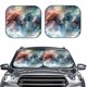 thumbnail image 2 of Fotbe Ink Style Wave Dragon Juego de 2 Piezas de Parasoles para Parabrisas | Bloqueador Solar para Auto | Accesorios Plegables para Protección Solar Interior-Medium, 2 of 6
