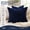 Blue, variant on Cream White Decorative Neutral Throw Pillow Covers 18x18 Inch Soft Corduroy Striped Patchwork Windmill Texture Square Cushion Covers Set of 2 Boho Spring Home Decor
