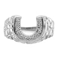 thumbnail image 4 of 14K White Gold Ring Band Themed 3 to 14 mm (tapered), 4 of 5