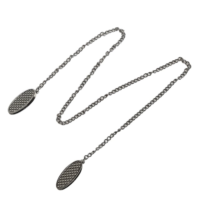 Cateissary Juego de 4 cadenas de sujeción para servilletas portátiles con clip para personas mayores y mascotas Almacenamiento y organización del hogar B