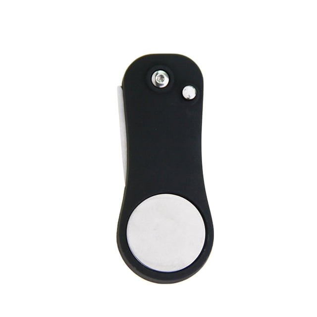 Soidarity Tenedor de Golf de acero inoxidable, marcador de bola de reparación verde, removedor de tono, juego de práctica de horquilla, herramientas de Golf Negro Soidarity OD003033-04B