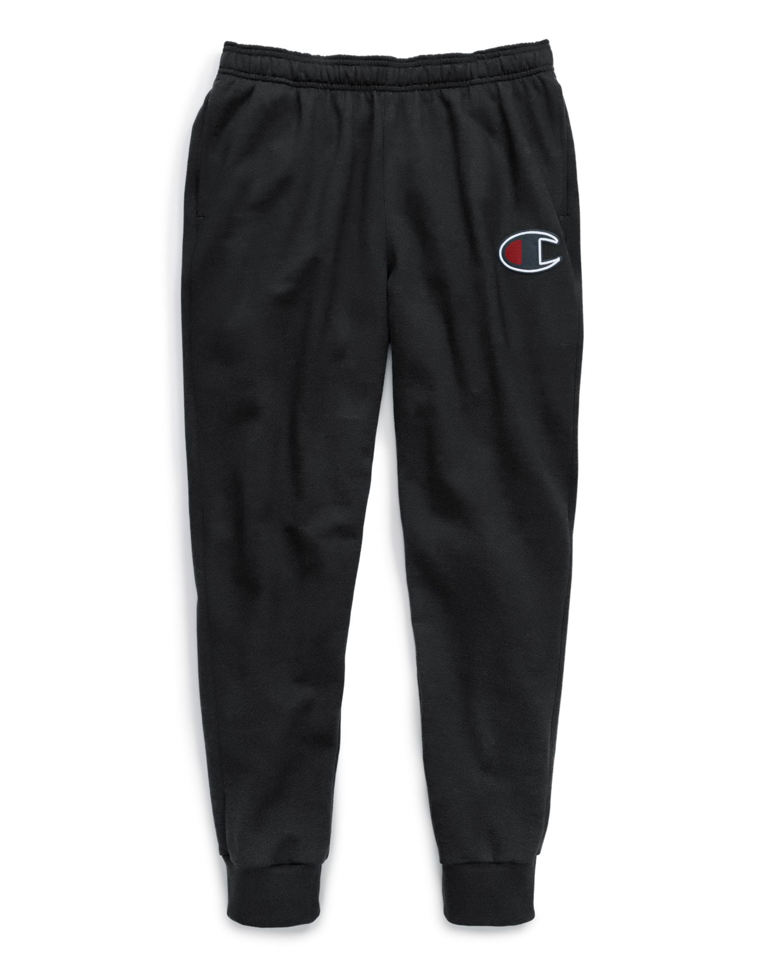 Champion Women's Powerblend Fleece Jogger Chainstitch C Logo Pocket Sweat Pants 