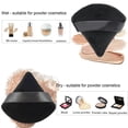 thumbnail image 3 of 24 Pieces Powder Puff, Triangle Makeup Puff Cotton Powder Face Washable Body Powder Puff for Loose Powder Body Cosmetic Foundation Sponge Makeup Tool, 3 of 4