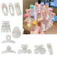 thumbnail image 5 of ZPAQI Set of 10 Clear Hair Grips Clear Acrylic Hair Grips DIY Hair Accessories, 5 of 21