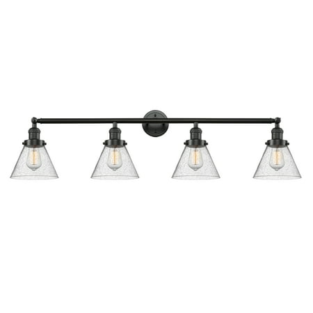

Innovations Lighting 215-S Large Cone Cone 4 Light 44 Wide Commercial Vanity Light -