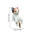 Super Cute Sleepy Cat Car Screen Small Ornaments Car Center Display