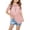 Pink, variant on Zpanxa Girls Shirt, Girl Summer Top Fashion and Cute Print Casual Short Sleeve Top for Girls Blue B 9 Years