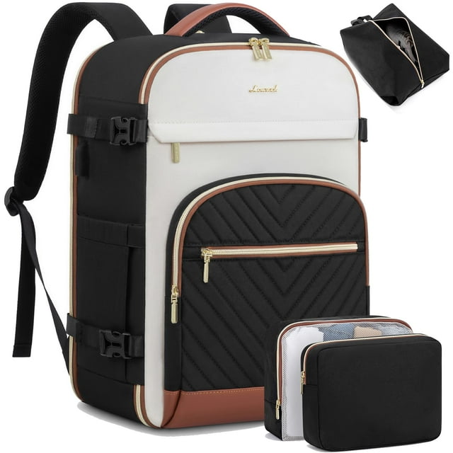 Mochila de viaje LOVEVOOK 35L para mujer con portátil de 15,6 pulgadas