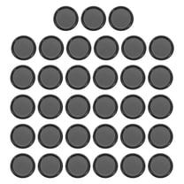 Uxcell 19mm Plastic Book Binding Discs Discbound Expansion Discs Round Binder Rings, Black 33 Pack