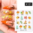 thumbnail image 3 of 18 hojas de calcomanías autoadhesivas para uñas, para decoración de uñas de mujer, varios estilos, 6,4 x 5,3 cm, 3 of 5