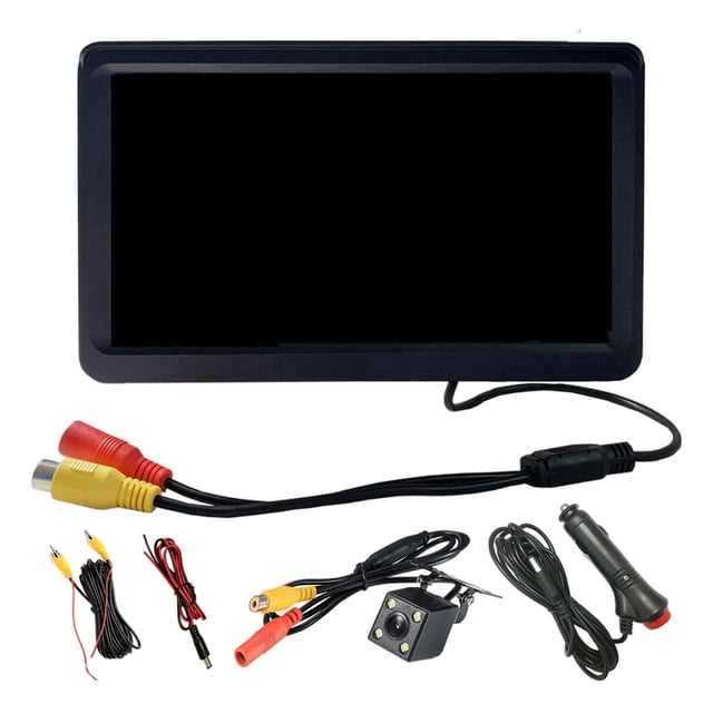 Cámara de respaldo de 7 pulgadas con monitor Sistema de observación de líneas de distancia en ángulo de 170 degree, 12 V / 24 V, kit de cámara de