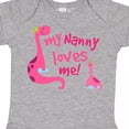 thumbnail image 4 of Inktastic My Nanny Loves Me Girls Baby Bodysuit, 4 of 5