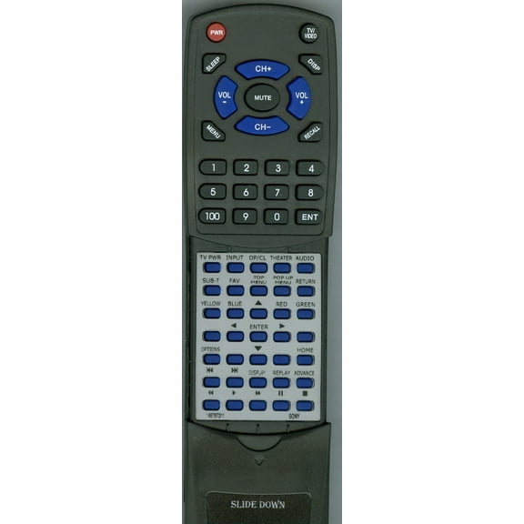 Replacement Remote for SONY 1-487-673-11, 148767311, RT148767311, RMTB107A, BDPS570, BDPBX57, BDPS370, BDPS270, BDPS470, BDPBX37