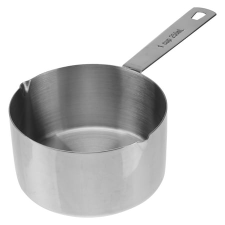 

Sauce Pot Pan Saucepan Small Steel Milk Cooking Handle Teppanyaki Butter Warmer Measuring
