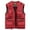 Red, variant on ZHaobin Men's Summer Outdoor Tooling Vest Multi-pocket Waistcoat Casual Solid Color Thin Fishing Photography Vest Vest Jacket (Khaki,XL)