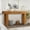 Natural, variant on Haverchair 63" Long Entryway Console Table, Wooden Farmhouse Sofa Behind Couch Table with Thickened Base, Large Industrial Hallway Accent Furniture for Living Room, Entrance, Foyer, Hallway