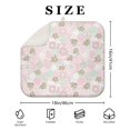 thumbnail image 4 of Pioneer Flower Floral Print Pattern Kitchen Dish Drying Mat 1 Pack, Ultra Absorbent Microfiber Drainer Mat, 16"x18", 4 of 6