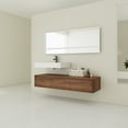 thumbnail image 4 of FFZ 60 inch Wall-Mounted Bathroom Vanity Resin Sink Soft Close Drawer Float Mounting, 4 of 12