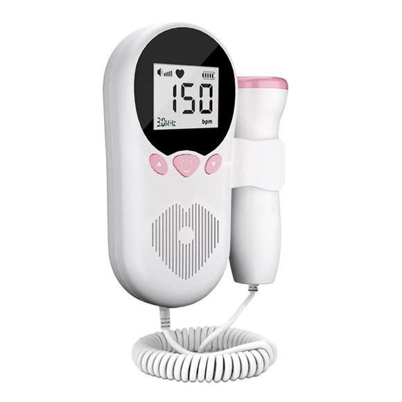Detector de frecuencia cardíaca prenatal para bebés, monitor de frecuencia cardíaca fetal, monitor de frecuencia cardíaca fetal, monitor de frecuencia cardíac