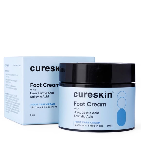 Crema para pies Cureskin para talones agrietados, 50 ml (paquete de 1)