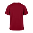 thumbnail image 3 of longantii Scrubs for Men Classic Fit Mens Scrubs Top V-Neck Short Sleeve Nursing Uniform Shirt with 4 Pockets,Side Slits Scrubs Wine XXL, 3 of 5
