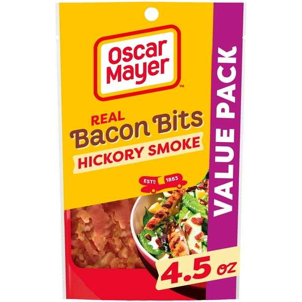 Oscar Mayer Real Bacon Bits Value Pack, 4.5 oz Bag, 11.5 cups