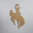 thumbnail image 1 of 6"Bronco Rider, Unfinished Wood Art Shape by Wooden Craft Cutouts, 1 of 2