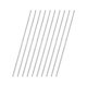thumbnail image 1 of Uxcell 10 Pcs Varilla Redonda de Acero Inoxidable 304, Diámetro de 1/32", Longitud de 4" (100mm) Varillas Sólidas de Metal, Barras de Acero para Artesanías Modelos de Bricolaje Aviones Barcos Coches, 1 of 7