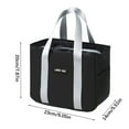 thumbnail image 3 of kladzum Portable Lunch Box Picnic Bag Insulation Bag Office Worker Student Small Meal Bag Thickened Lunch Bag, Lunch Bag, 3 of 4