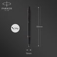 thumbnail image 6 of Parker IM Ballpoint Pen | Matte Black with Black Trim | Medium Point with Blue Ink Refill | Gift Box, 6 of 6