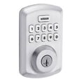 thumbnail image 1 of Weiser Powerbolt 3 10-Button Keypad Satin Chrome Electronic Keyless Entry Door Lock/Deadbolt, 1 of 1
