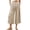 Coffee, variant on Womens Shorts Gsakboxl Women Summer Striped Wide Leg Culotte Pants High Elastic Waist Plus Size Casual Loose Trousers with Pockets Pink M